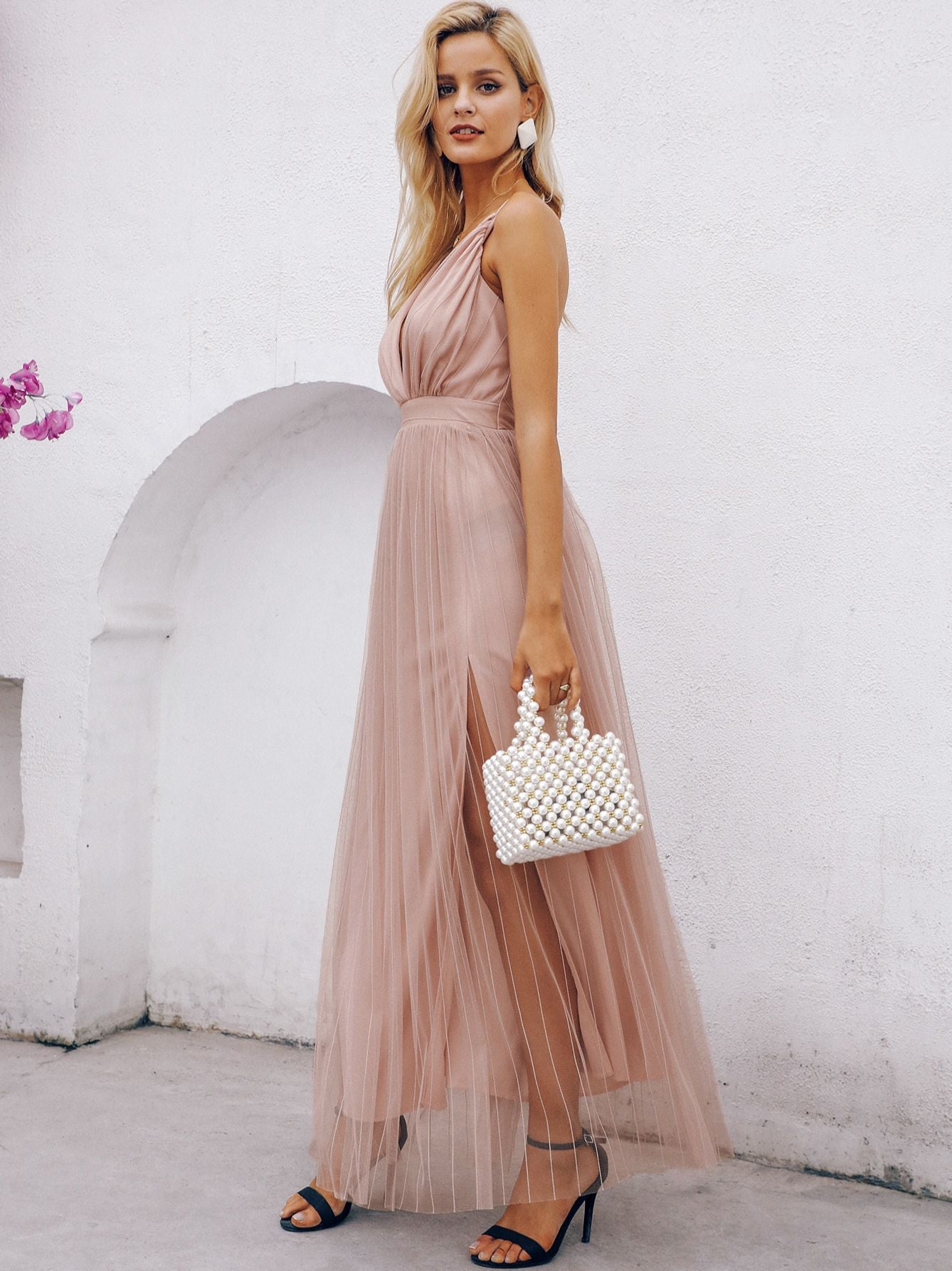 Versace Knotted Backless Long Dress for Women | Online Store EU